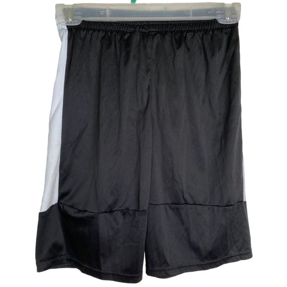 PUMA Boy's Black with White Stripe Athletic Shorts Size L - Picture 2 of 9